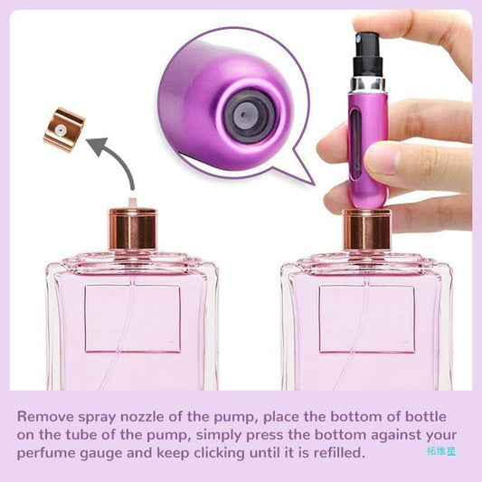 Mini Portable Refillable Perfume Atomizer Spray Bottle - Velora