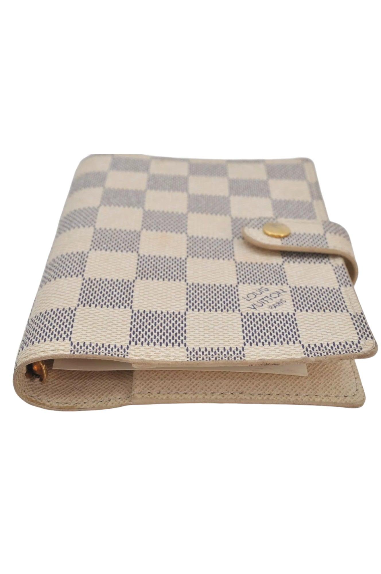 Louis Vuitton Damier Azur Agenda PM Notebook Cover R20706 LV 8166K - Velora