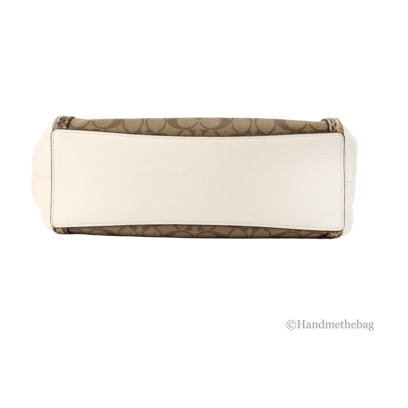 Coach Kristy Serpentine Leather Multi-Section Shoulder Purse