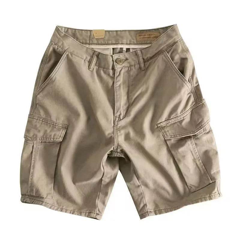 Workwear Casual Men's Loose Summer All-matching Straight Fifth Cargo short Pants - Velora