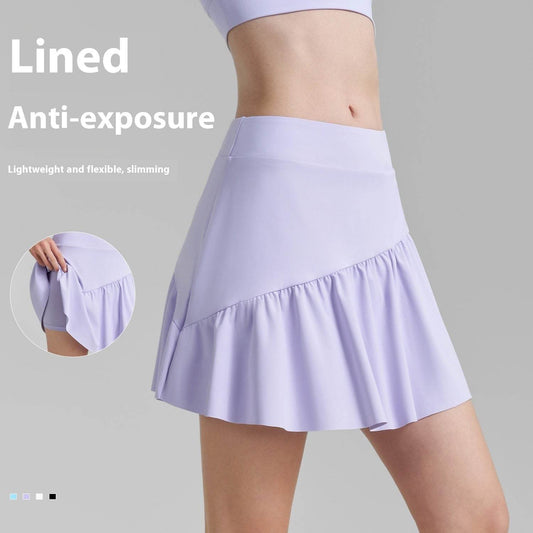 Pleated Fitness Yoga Skirts Sports Tennis Skirt - Velora
