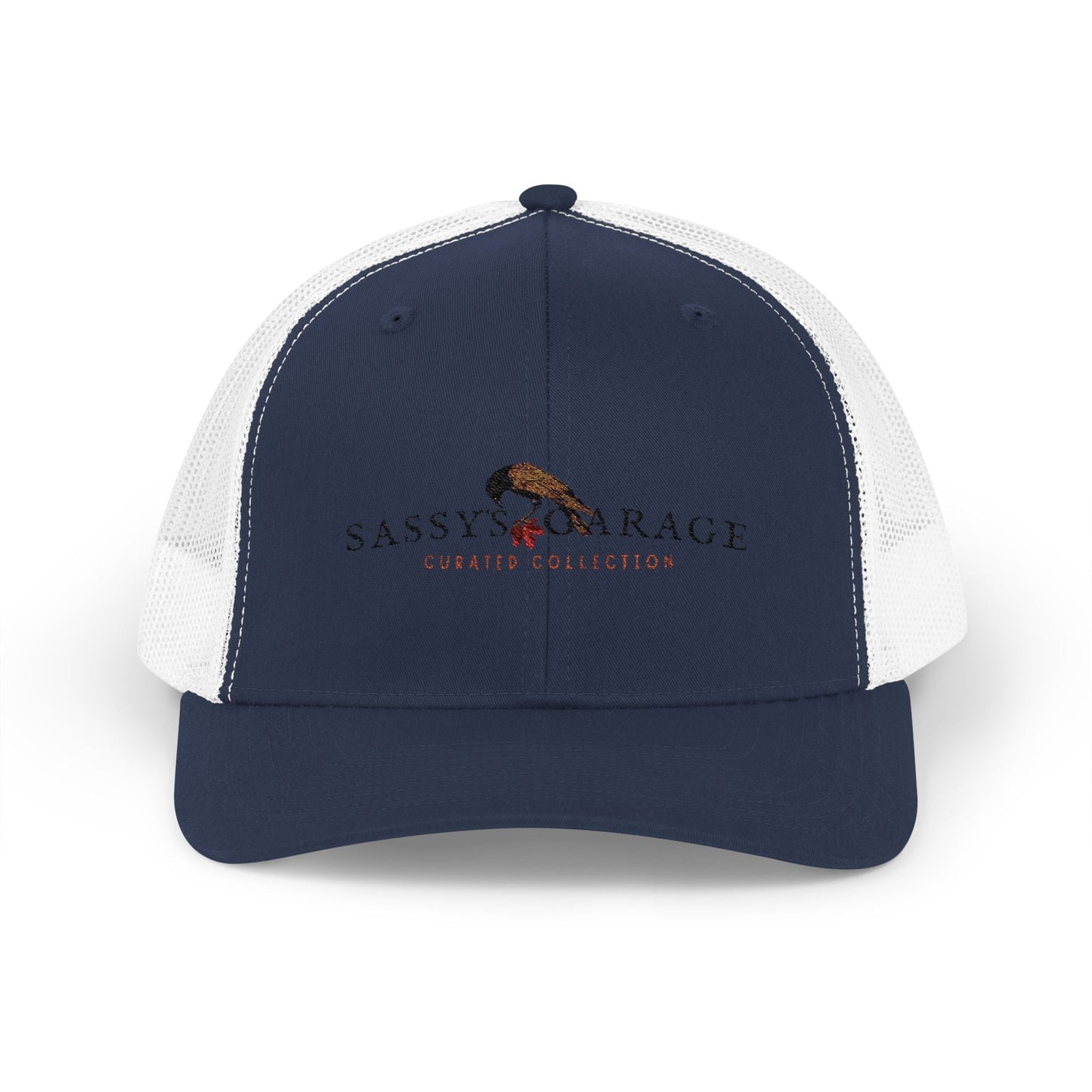 Sassy's Garage Snapback Trucker Cap | Casual Style Hat for Everyday Wear, Outdoor Adventures, Fun Fashion Statement - Velora