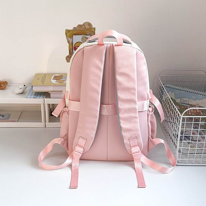 Cartoon Campus Backpack for Girls – Japanese Style - Velora