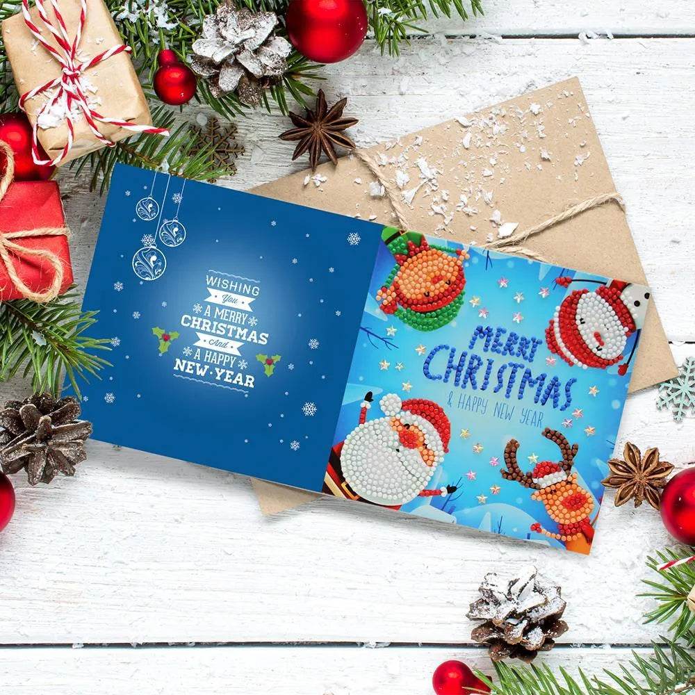 Handmade DIY Christmas Card Piece Diamond Painting - Velora