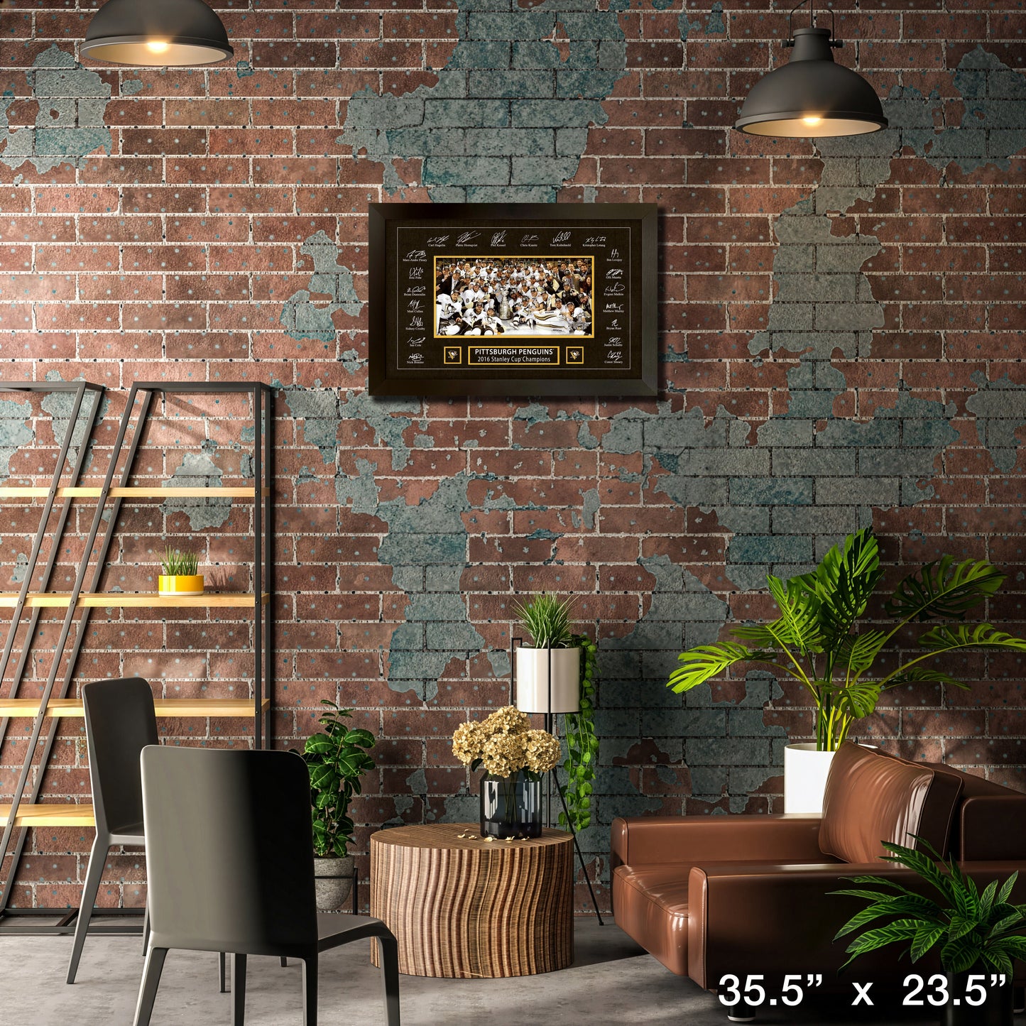 Pittsburgh Penguins 2016 Stanley Cup Replica Signature Frame