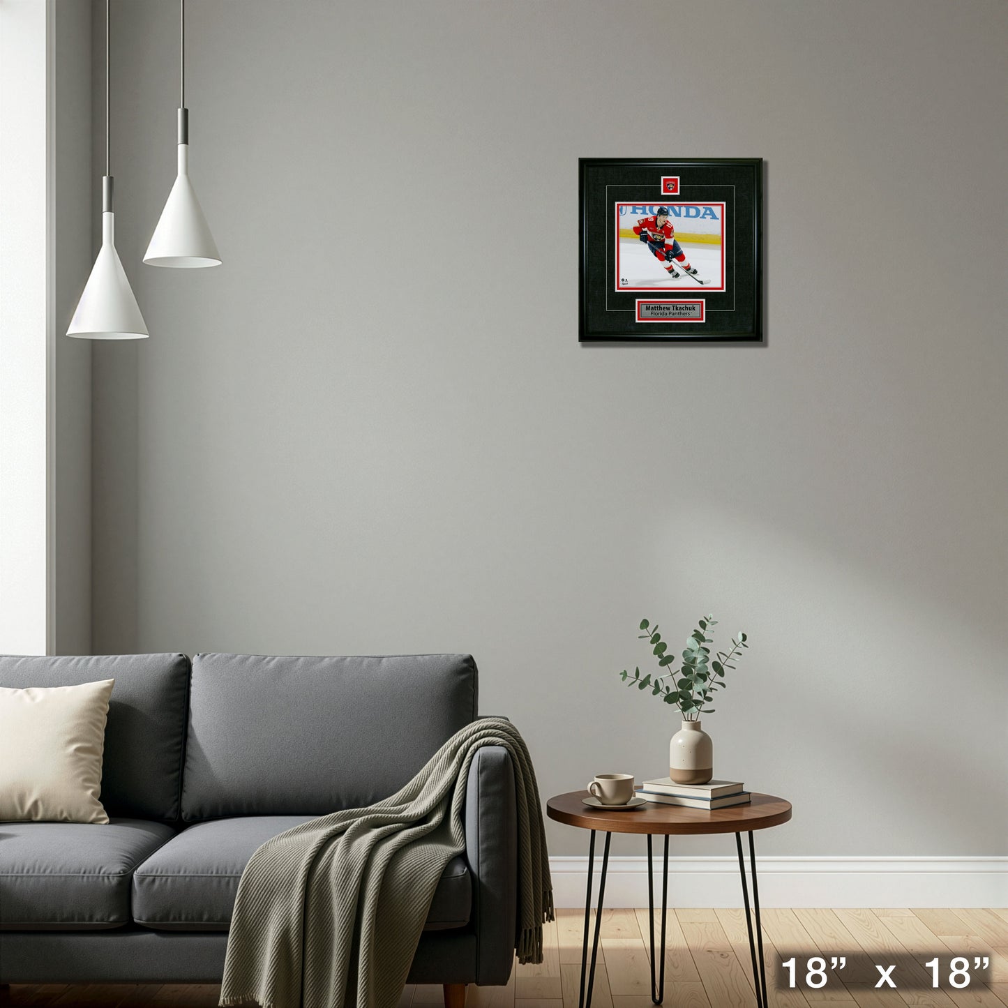 Matthew Tkachuk Framed Pin & Plate Florida Panthers