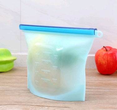 Reusable Silicone food storage bag vacuum sealed bag - Velora