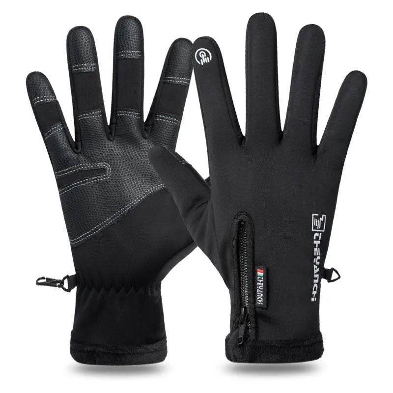 Winter Gloves Touchscreen Non-Slip Unisex Waterproof Windproof Warm Cycling Ski Sports Gloves Women Men - Velora