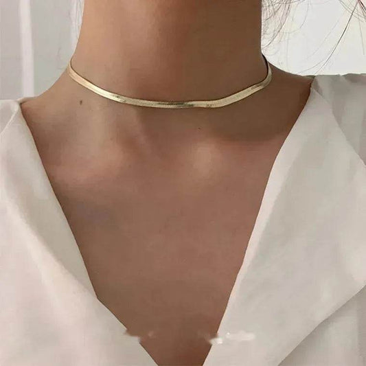 cold wind European and American Simple minimalist necklace women - Velora