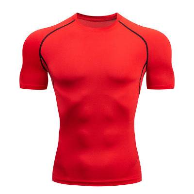 Solid color quick-drying bottoming short sleeve fitness t-shirt top - Velora