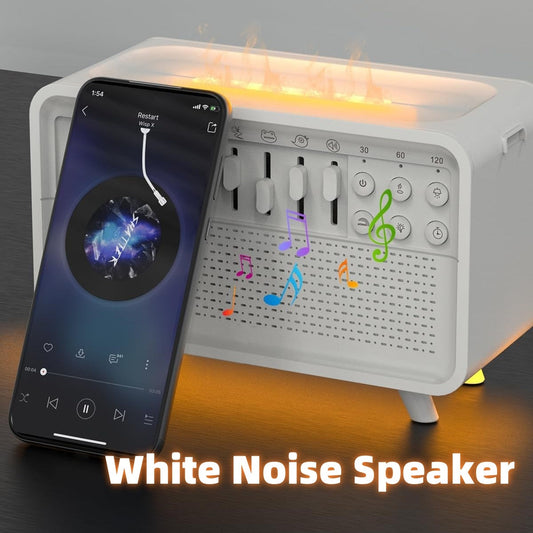 3 In 1 Bluetooth Speaker White Noise Sleep Night Light Humidifier https://like2b-uy