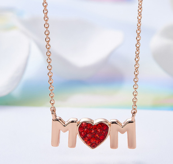 Swarovski Crystal Heart Necklace with CDE Design