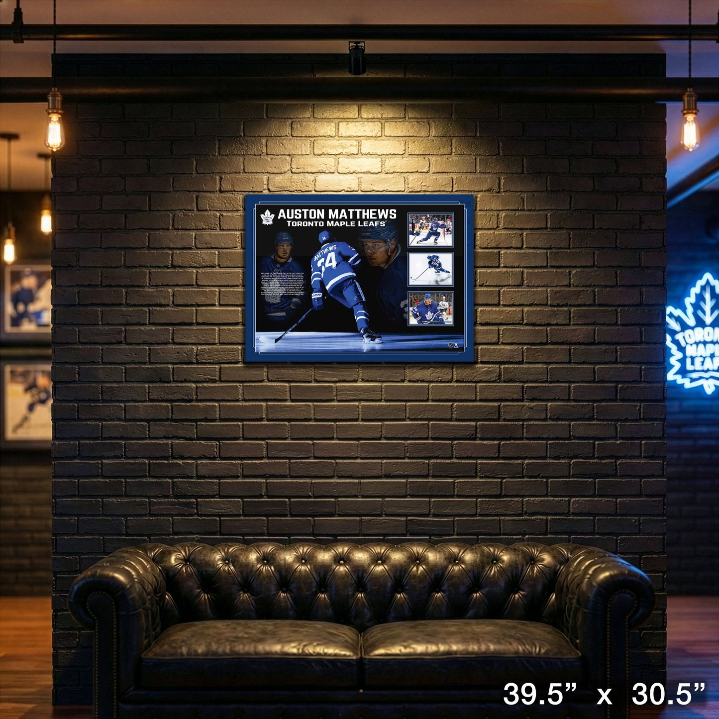 Auston Matthews Toronto Maple Leafs Framed Photo Collage