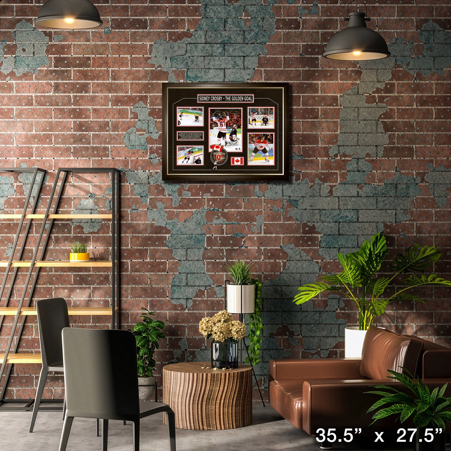 Sidney Crosby Framed Collage Team Canada Golden Goal