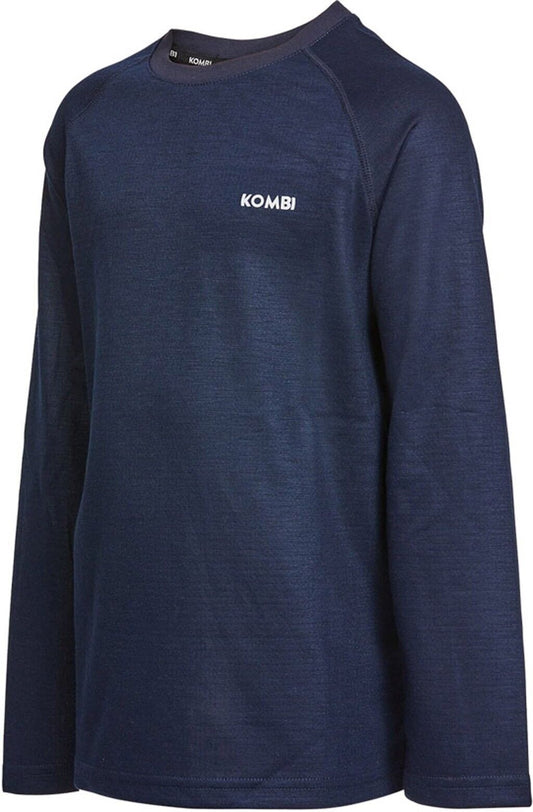Kombi B2 Merino Blend Crew Top Child & Junior 190g Mid-weight Base Layers - Velora