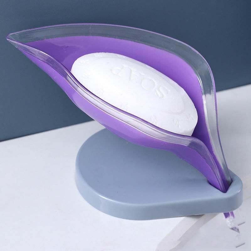Soap Holder Sink Sponge Drain Box Creative Suction Cup Soap Dish - Velora