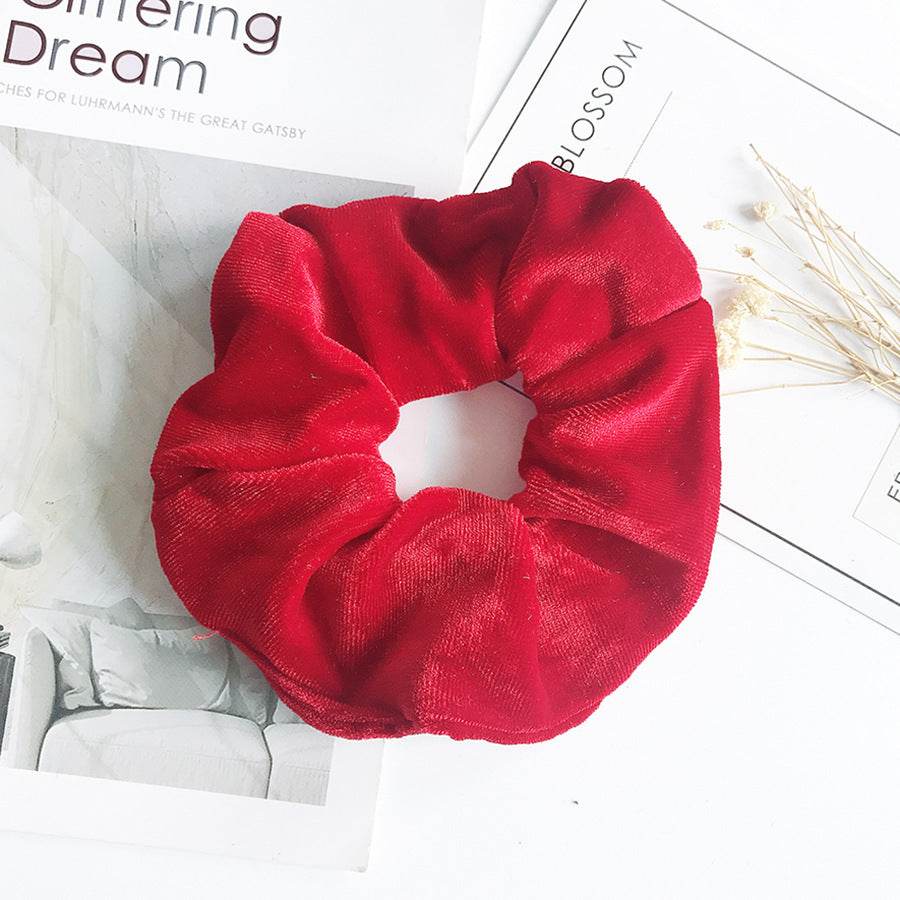 Fashion Velvet Scrunchies for Hair Ponytail Holder - Velora