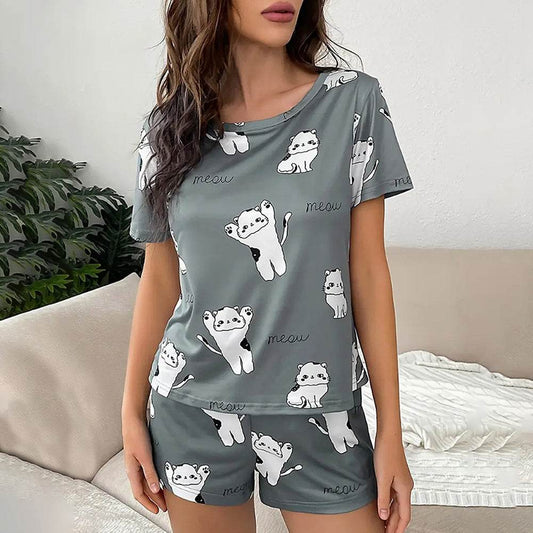 2 piece Pyjamas set women Night sleepwear and Loungewear - Velora