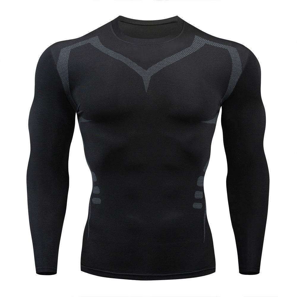 Men's Sports Quick-drying Long sleeve Workout Fitness T-shirt top - Velora