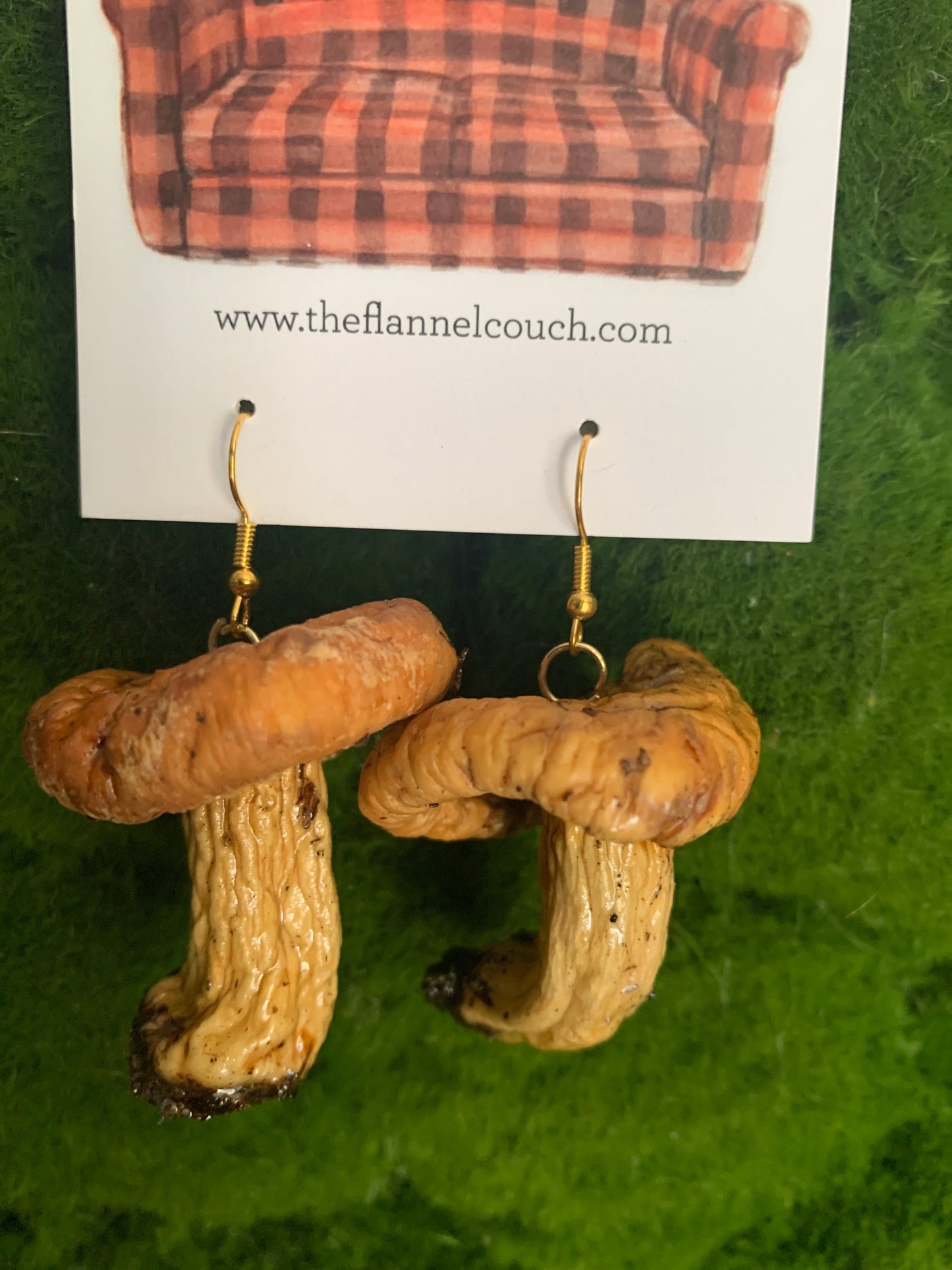 Wild Ontario Mushrooms Earrings www.Shopthatapp.com