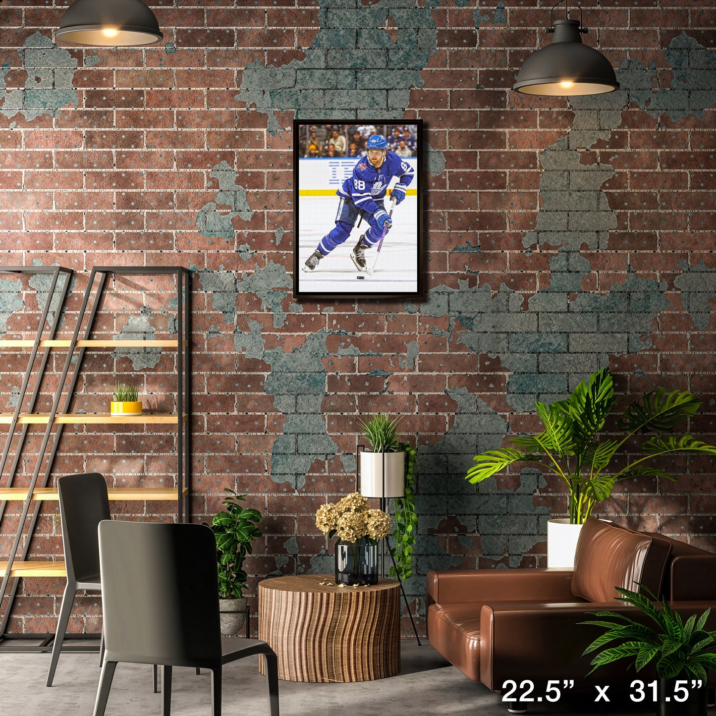William Nylander Framed 20x29 Canvas Maple Leafs Action-V