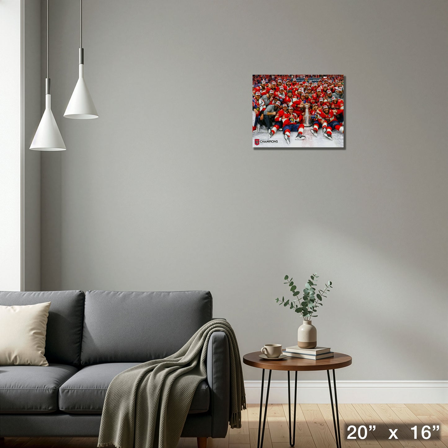Florida Panthers 16x20 Canvas 2024 Stanley Cup