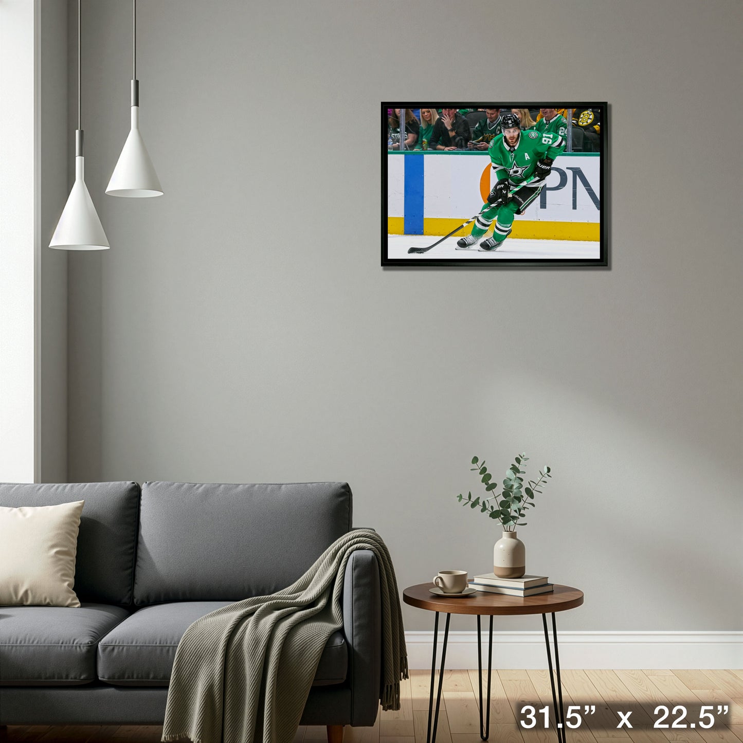 Tyler Seguin 20x29 Framed Canvas Dallas Stars