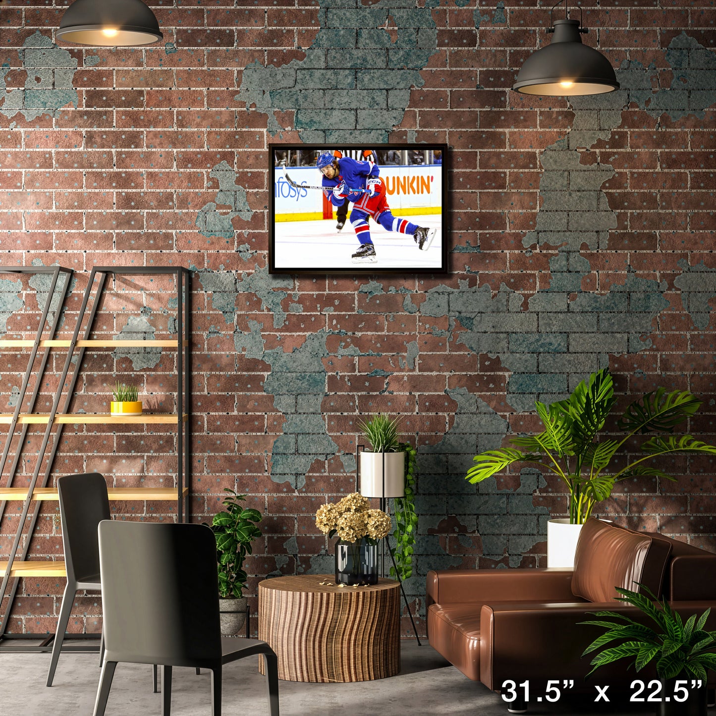 Artemi Panarin 20x29 Framed Canvas New York Rangers