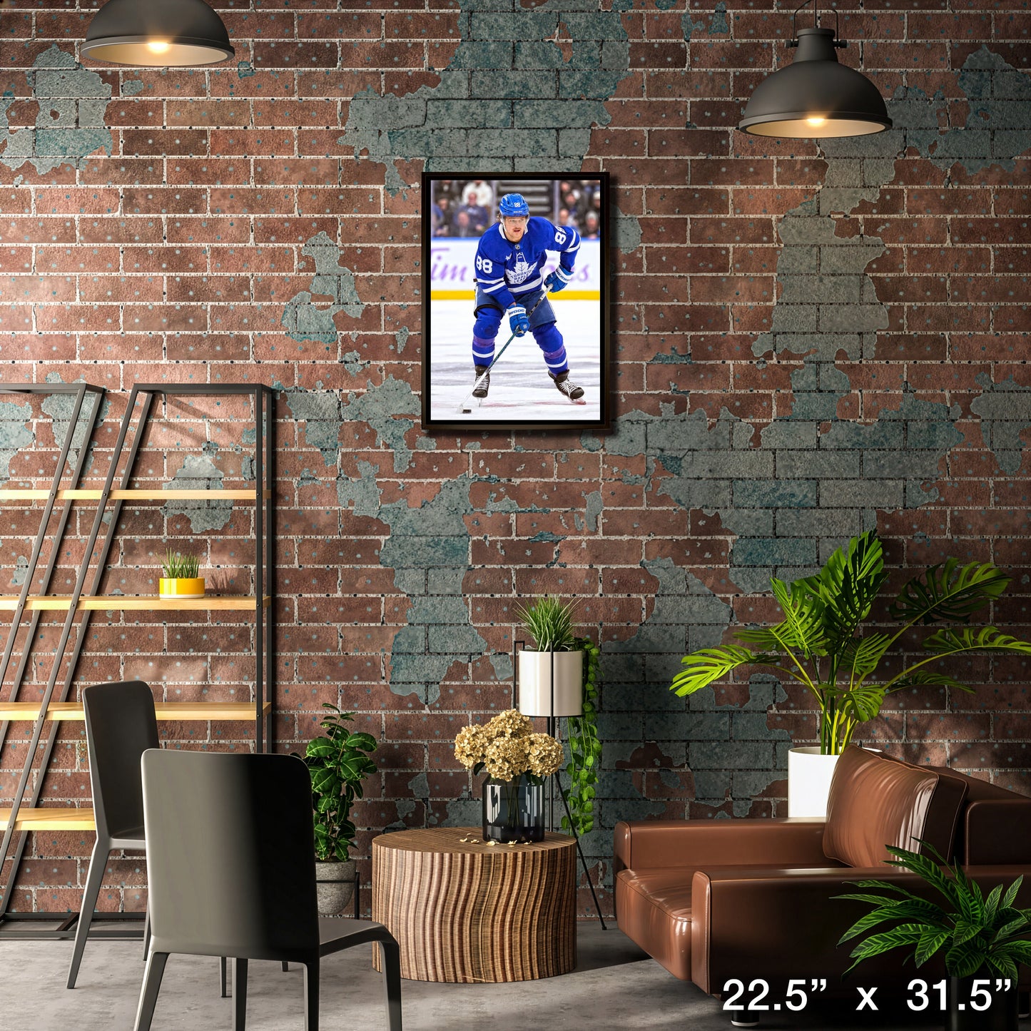 William Nylander 20x29 Framed Canvas Toronto Maple Leafs