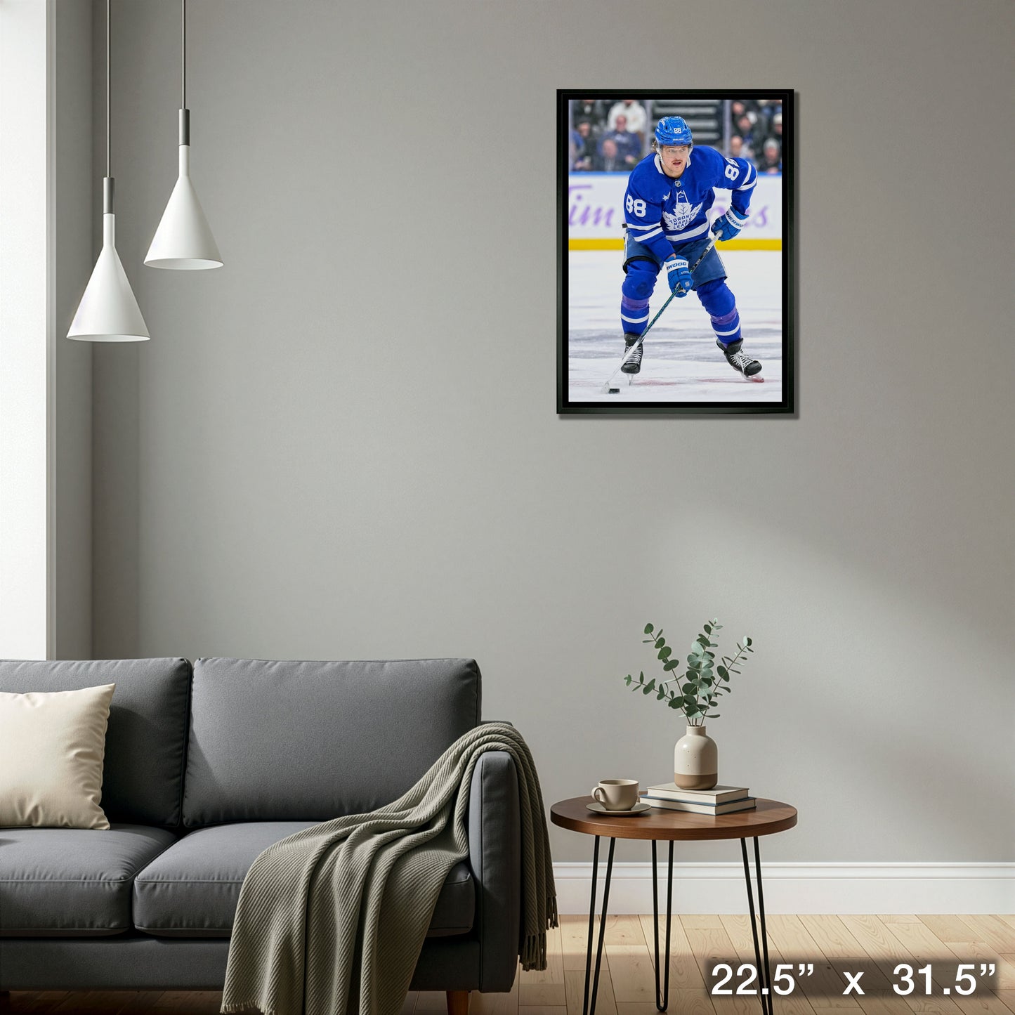 William Nylander 20x29 Framed Canvas Toronto Maple Leafs