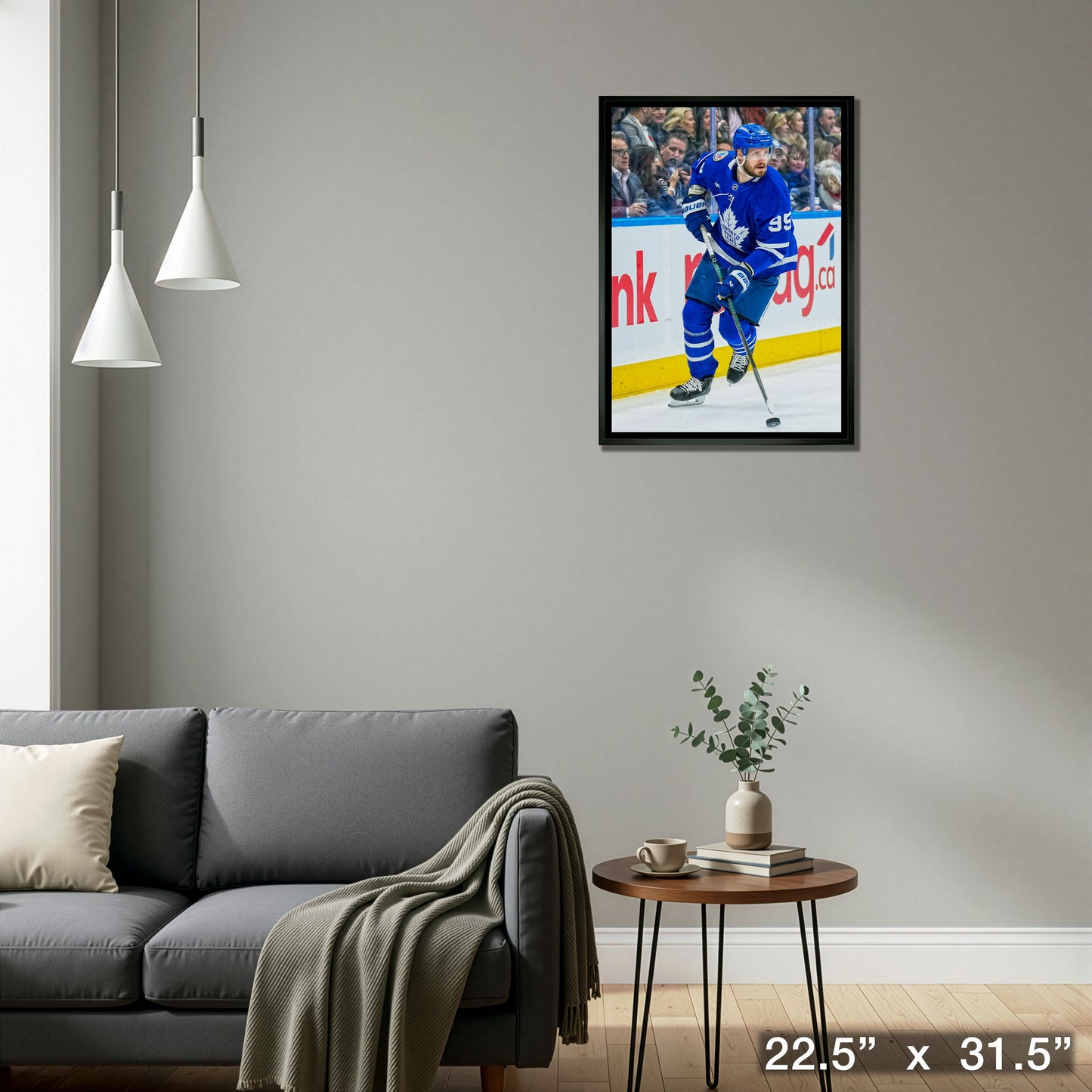 Oliver Ekman-Larsson 20x29 Framed Canvas Toronto Maple Leafs