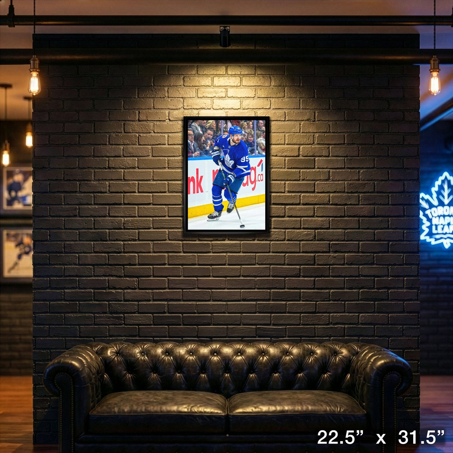 Oliver Ekman-Larsson 20x29 Framed Canvas Toronto Maple Leafs