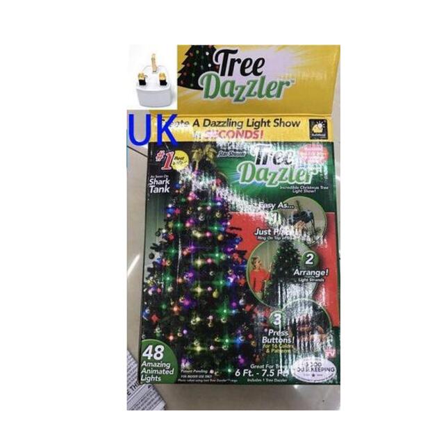 64 and 48 Light Dazzler Shower Tree Light Show of Christmas Tree https://like2b-uy