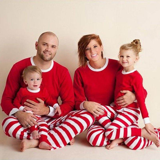 Family striped christmas pajamas - Velora