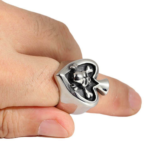 Artistic Retro Men's Ring Skull - Velora
