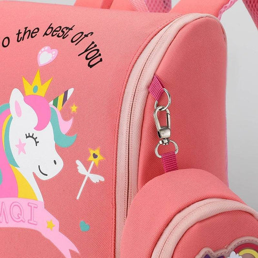 Primary School Children Cute Cartoon Backpack Kids Back support School Bag - Velora