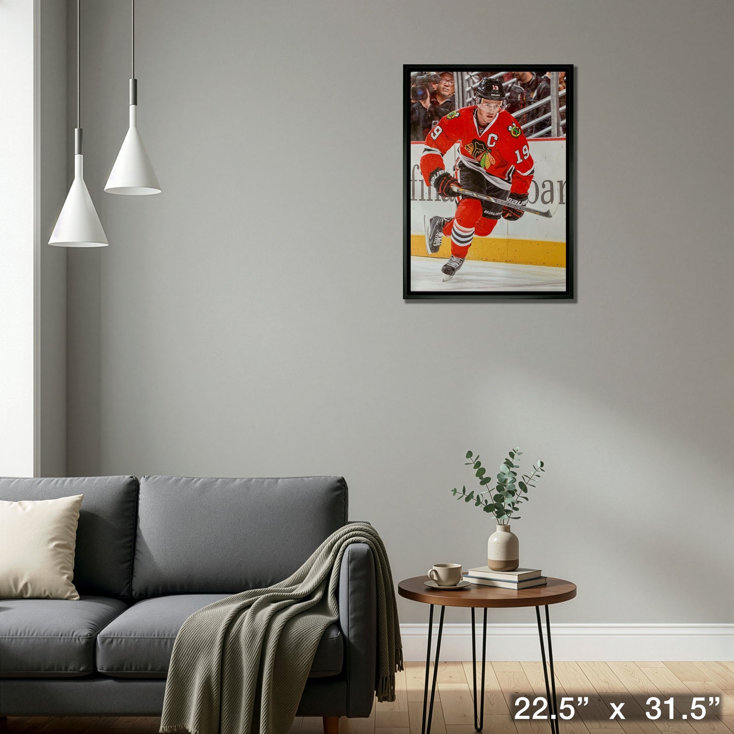 Jonathan Toews Chicago Blackhawks Framed 20x29 Canvas
