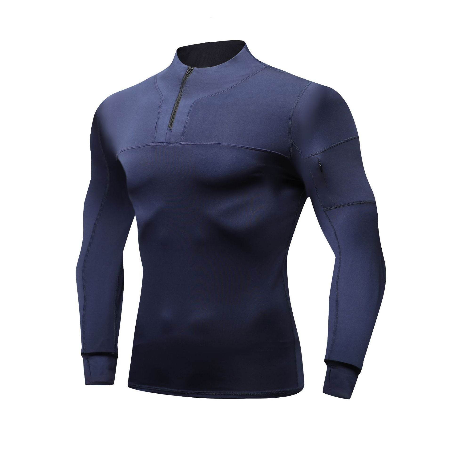 Outdoor Muscle Fitted Tactics Workout T-shirt Long Sleeve Sports Quick-drying top - Velora
