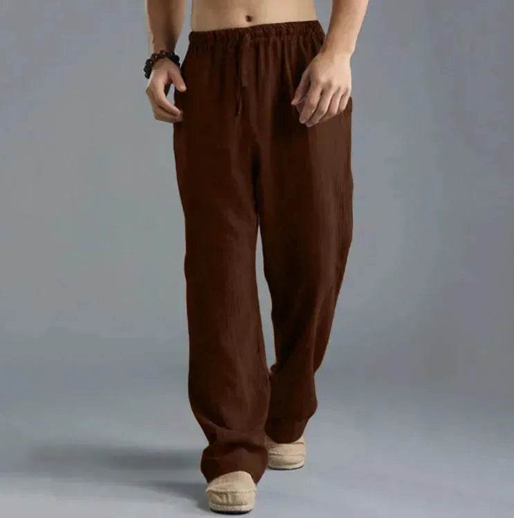 Linen Pants for Men Loose Fit Casual Classic Summer. - Velora