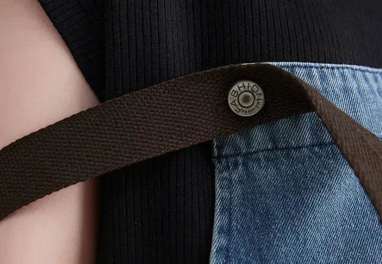 Y2K Women's Denim Jeans Romper suit Street Denim Strap Jumpsuit - Velora