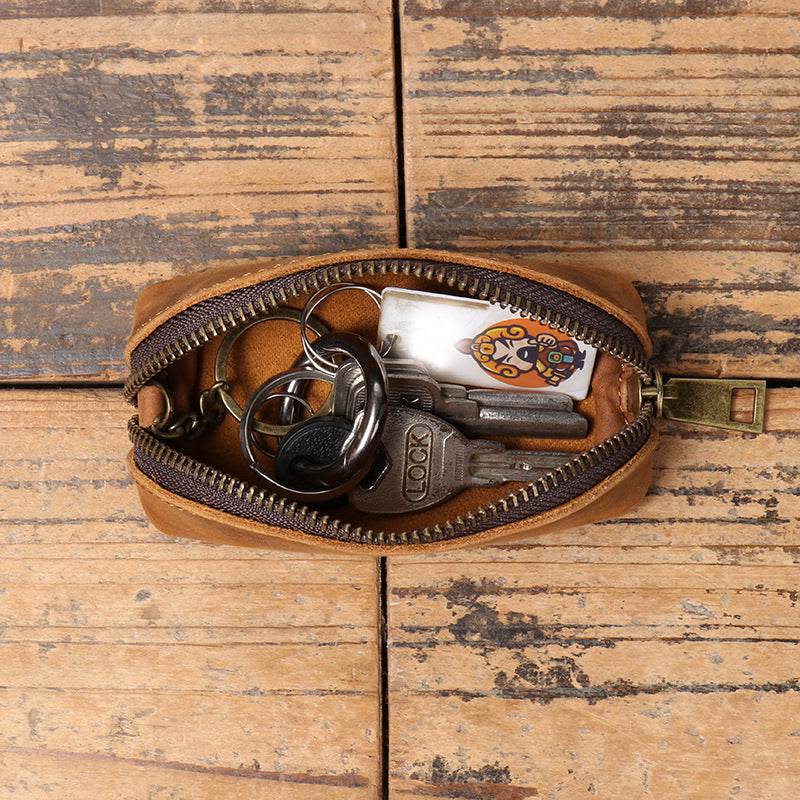 Men's Leather Multi-functional Clutch Coin Purse - Velora
