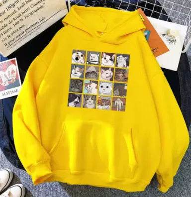 Women's Personalized Harajuku Sweatshirt Loose Plus Size - Velora