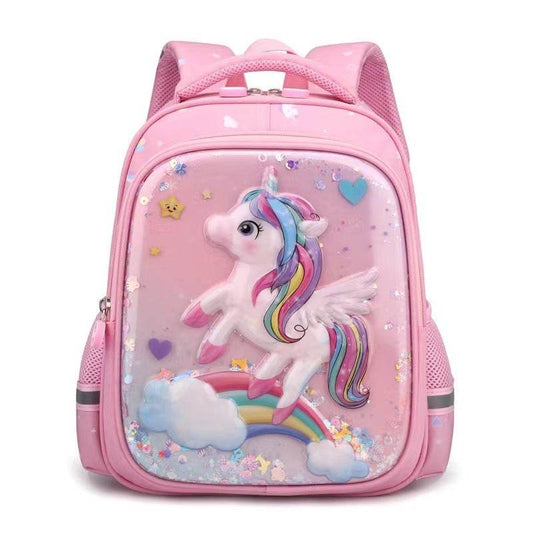 Primary School Cute Cartoon Mermaid Girls Backpack - Velora