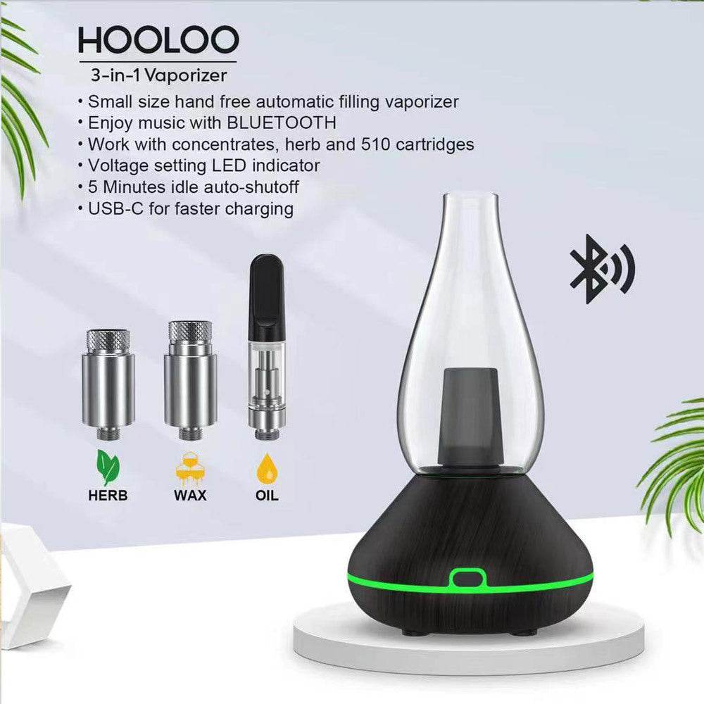 Bluetooth Speaker 3-in-1 Water Glass Hookah Dry Burning - Velora