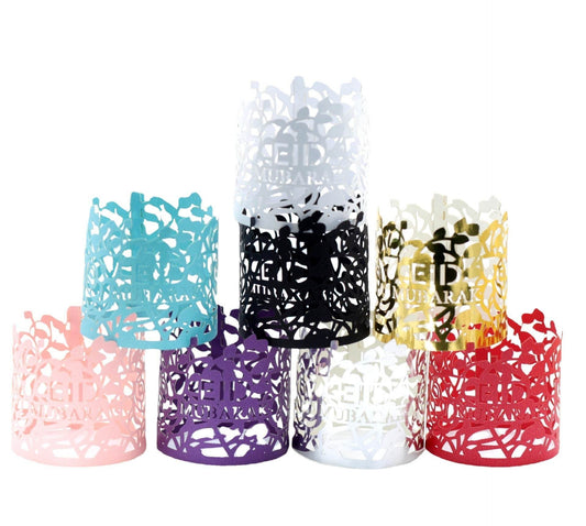 MOQ200 Ramadan Electronic Candle Lampshade Laser Cutout - Velora