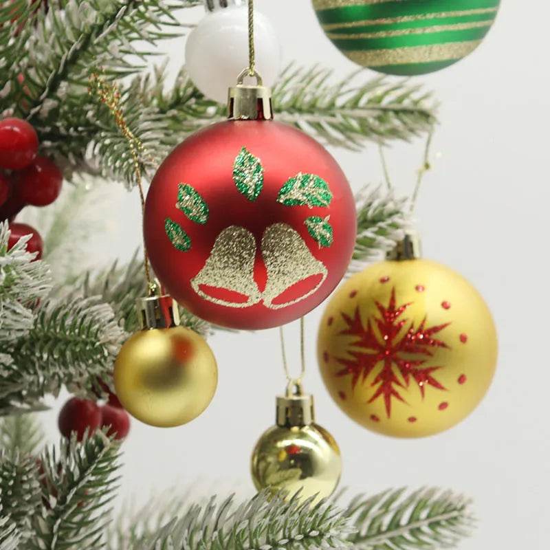 Christmas Decoration 6cm Electroplating Plastic Ball - Velora