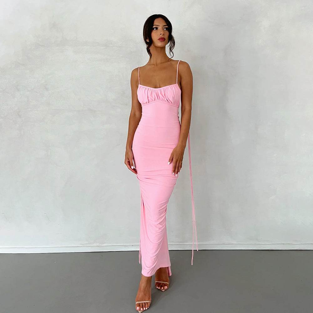 Women's Nightdress With No Back - Velora