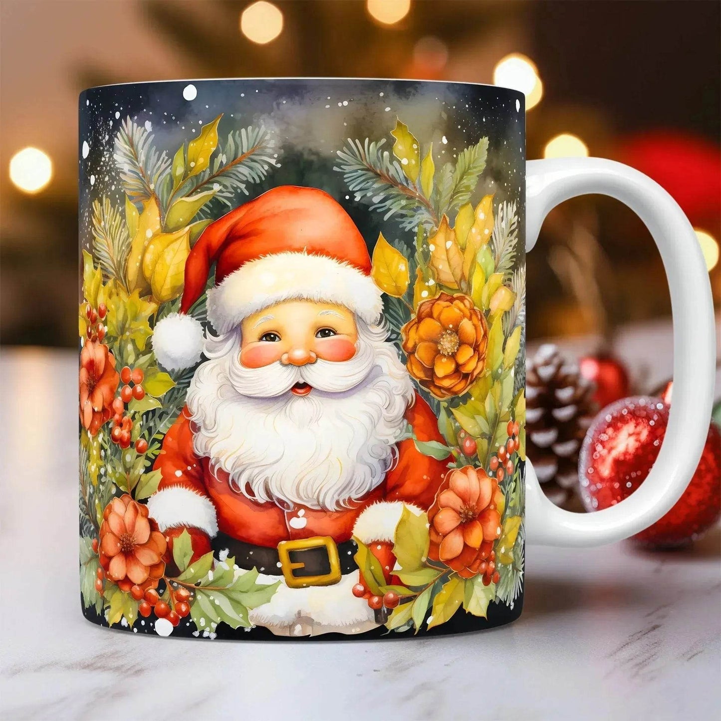 Creative 3D Christmas Ceramics Mug Christmas gift - Velora