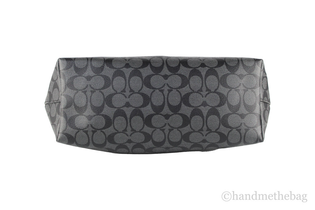 Coach Graphite Signature Elegance Tote Bag