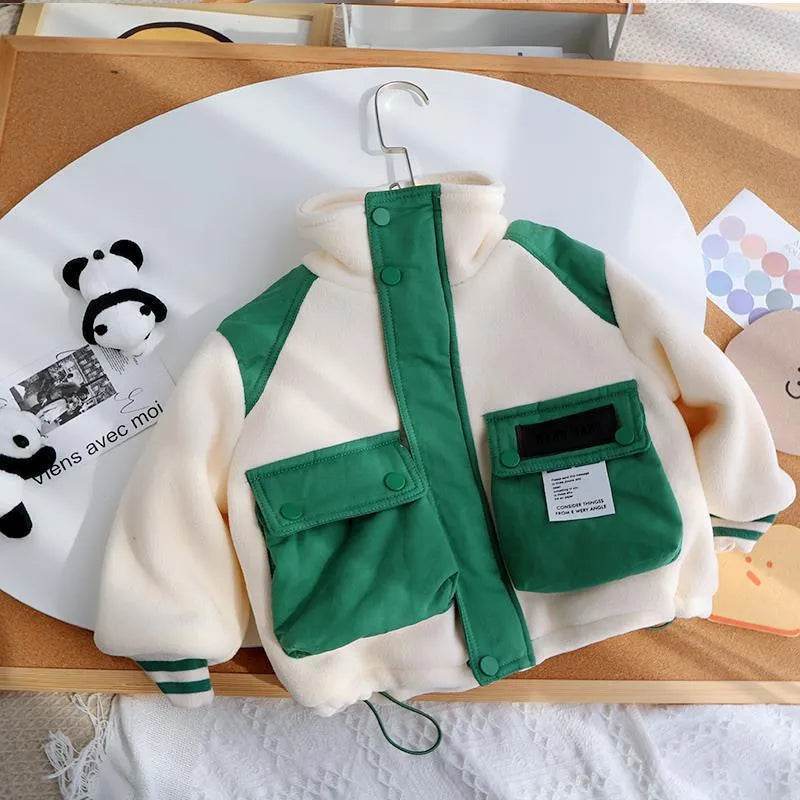 Children's Polar Fleece And Fleece Thickened Coat - Velora